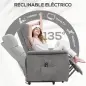 Sillón Relax Reclinable Eléctrico Levanta Personas con Mando a Distancia y Bolsillo Lateral Sillón Elevador Gris Sillón Relax Reclinable Eléctrico Levanta Personas con Mando a Distancia y Bolsillo Lateral Sillón Elevador Gris