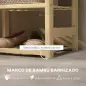 Mueble Zapatero con Asiento Cesta Extraíble y Estantes Abiertos para 4 Pares de Zapatos 69x30x45 cm Natural
