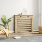 Cubre Radiadores de MDF con Cajón Cubierta para Radiador para Salón Dormitorio Pasillo 111x19x95,5 cm Roble
