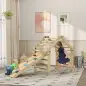Escalada para Niños de 18-48 Meses 3 en 1 con Rampa para Deslizarse o Escalar 175x70x89 cm Multicolor