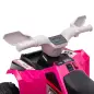 Quad Eléctrico para Niños de 18-36 Meses con Avance y Retroceso Velocidad de 2,5 km/h 70x41,5x48,5 cm Rosa