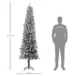Árbol de Navidad Artificial 225 cm con 220 Luces LED de Dos Colores 519 Ramas y Soporte de Acero Árbol Navideño Verde