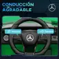 Coche Eléctrico para Niños de +3 Años Mercedes-Benz AMG GTR con Batería 12V Mando a Distancia Faros Bocina Música Verde