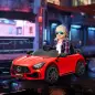 Coche Eléctrico para Niños de +3 Años Mercedes-Benz AMG GTR con Batería 12V Mando a Distancia Faros Bocina Música Rojo