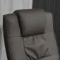 Sillón Relax Reclinable con Reposapiés con 10 Puntos de Masaje con Mando a Distancia para Salón Oficina Marrón