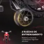 Moto Eléctrica para Niños de +3 Años Moto de Batería para Niños 12V con Ruedas Auxiliar y Bocina Carga 30 kg Rojo
