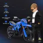 Moto Eléctrica para Niños de +3 Años Moto de Batería para Niños 12V con Ruedas Auxiliar y Bocina Carga 30 kg Azul