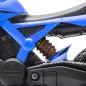Moto Eléctrica para Niños de +3 Años Moto de Batería para Niños 12V con Ruedas Auxiliar y Bocina Carga 30 kg Azul