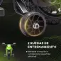 Moto Eléctrica para Niños de +3 Años Moto a Batería para Niños 12V con Ruedas de Auxiliar y Bocina Carga 30 kg Verde