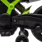 Moto Eléctrica para Niños de +3 Años Moto a Batería para Niños 12V con Ruedas de Auxiliar y Bocina Carga 30 kg Verde