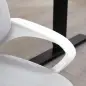 Silla de Escritorio de Malla Giratoria con Altura Ajustable Función de Basculante y Reposabrazos Carga 120 kg Gris