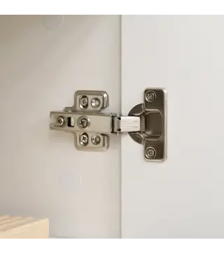 Aparador Alacena de Cocina Mueble Auxiliar con 4 Puertas 2 Cajones y Estantes Ajustables 60x35x170 cm Blanco