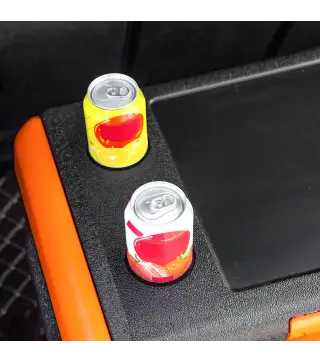 Nevera Portátil Eléctrica 40L Refrigerador de Coche 12V/24V hasta -20℃ con Pantalla LED Táctil 58,7x36,5x43,8cm Negro