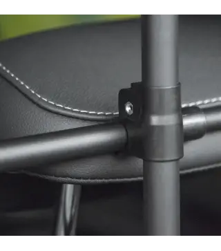 Barrera Protectora de Coche para Perros Reja de Protección Universal de Acero para Maletero Equipaje Automóvil Ajustable en Anch