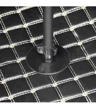 Barrera Protectora de Coche para Perros Reja de Protección Universal de Acero para Maletero Equipaje Automóvil Ajustable en Anch