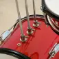 Batería para Niños de +3 Años con Taburete Ajustable Tambores Bombo Platillo Pedal y Baquetas 80x60x48-65 cm Rojo