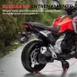 Moto Eléctrica para Niños de +3 Años con Licencia Honda con USB MP3 Luz LED y Velocidad 3 km/h Carga 30 kg Rojo