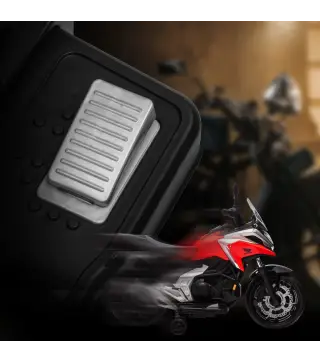 Moto Eléctrica para Niños de +3 Años con Licencia Honda con USB MP3 Luz LED y Velocidad 3 km/h Carga 30 kg Rojo