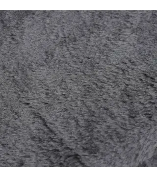 Escalera para Mascotas de 4 Peldaños con Funda Extraíble y Lavable para Cama Sofá 60x35x44 cm Gris Oscuro