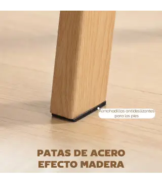 Mesa de Comedor Rectangular Moderna para 6 Personas Superficie de Vidrio Templado 150x75x76 cm Transparente