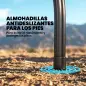 Conjunto de Camping Plegable de 5 Piezas Mesa Plegable Camping con Sillas Tapa Impermeable HDPE y Marco de Metal