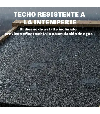 Armario de Exterior de Madera con Techo Inclinado Asfalto 2 Puertas con Pestillo 2 Estantes 101,5x49x176 cm Natural