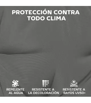 Juego de Cojines para Sillas de Comedor 46x42x7 cm 6 Piezas con Funda Lavable y Lazos Impermeable Anti-UV Gris Oscuro