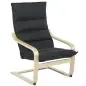 Sillón de Salón Moderno con Respaldo Alto Acolchado Patas de Madera y Tapizado en Terciopelo 67x83x105 cm Negro Sillón de Salón Moderno con Respaldo Alto Acolchado Patas de Madera y Tapizado en Terciopelo 67x83x105 cm Negro