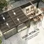 Pérgola de Jardín 3x4 m con Techo Retráctil 4 Laterales de Malla UPF30+ Cenador de Jardín para Patio Exterior Gris