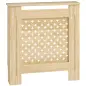 Cubreradiador de MDF Cubierta para Radiador para Salón Dormitorio Pasillo 78x19x82 cm Roble