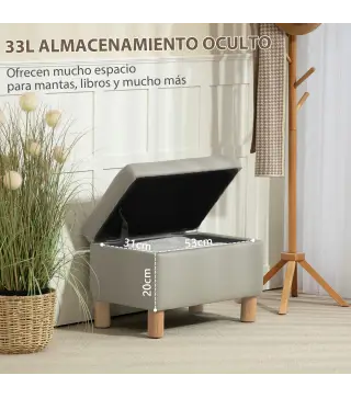 Taburete con Almacenaje