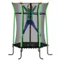 Cama Elástica Infantil Trampolín para Niños +3 Años con Red de Seguridad Ø163,5x190 cm Verde