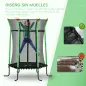 Cama Elástica Infantil Trampolín para Niños +3 Años con Red de Seguridad Ø163,5x190 cm Verde