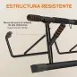Barra de Dominadas de Pared con Bandas de Resistencia Carga 150 kg para Ejercicio y Entrenamiento Negro y Naranja
