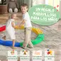 Vigas de Equilibrio para Niños de +3 Años de 8 Piezas Base Antideslizante para Entrenamiento de Equilibrio Multicolor