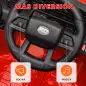 Coche Eléctrico para Niños con Batería 12V Mando a Distancia Velocidad Ajustable USB Faros Bocina Rojo