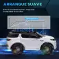 Coche Eléctrico para Niños con Licencia Land Rover Discovery Sport Batería 12V Mando a Distancia Faros y Música Blanco