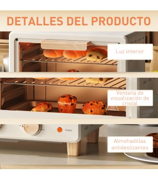 Horno Eléctrico Sobremesa