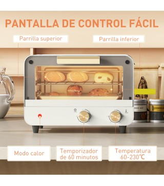 Horno Eléctrico Sobremesa