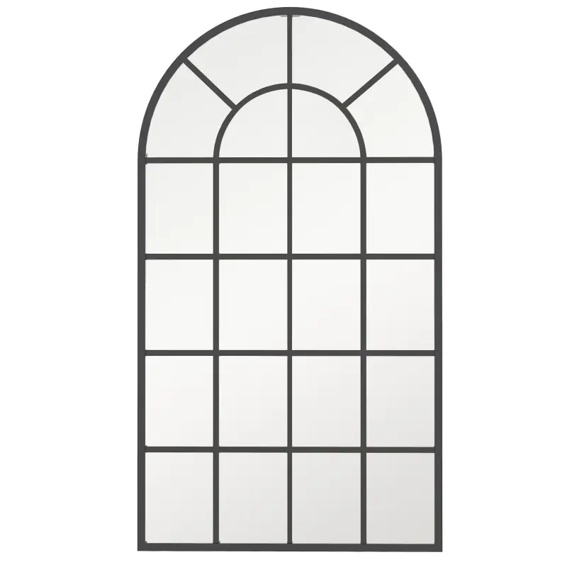 Espejo Decorativo de Pared Moderno Espejo de Pared 65x110 cm Marco de Metal para Salón Entrada Pasillo Negro Espejo Decorativo de Pared Moderno Espejo de Pared 65x110 cm Marco de Metal para Salón Entrada Pasillo Negro