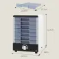 Deshidratador de Alimentos 350W con 7 Bandejas Temperatura Ajustable 40-70 ℃ para Frutas Golosinas para Mascotas Blanco Deshidratador de Alimentos 350W con 7 Bandejas Temperatura Ajustable 40-70 ℃ para Frutas Golosinas para Mascotas Blanco
