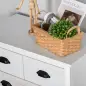 Cómoda con 5 Cajones Cómoda para Dormitorio Moderno con Diseño Anti-vuelco 70x38x85 cm Blanco