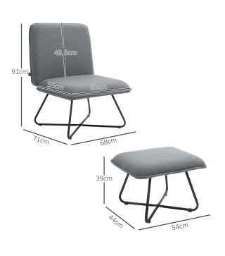 Sillón con Reposapiés