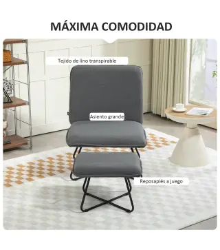Sillón con Reposapiés