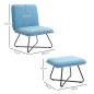 Sillón con Reposapiés
