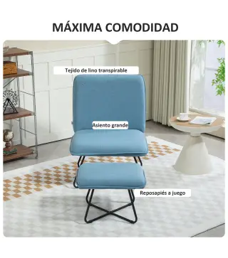 Sillón con Reposapiés