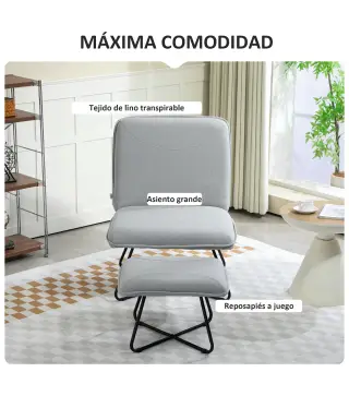 Sillón con Reposapiés