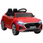 Coche Eléctrico para Niños Audi Q8 etron sportback con Batería 12V Mando a Distancia Faros Bocina y Música Rojo