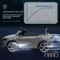 Coche Eléctrico para Niños Audi Q8 etron sportback con Batería 12V Mando a Distancia Faros Bocina y Música Gris