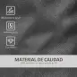 Pack de 4 Sacos de Lastre Rellenables para Carpa Tienda y Cenador Volumen Máx. 15kg Ø14x42 cm Color Negro